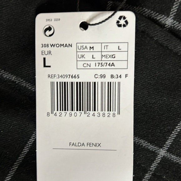 Mango MNG Plaid Skirt - Picture 8 of 8